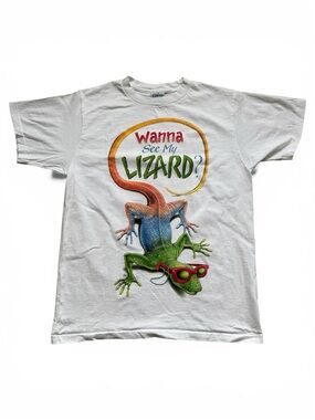 Vintage Wanna See My Lizard Caribbean Surf t shirt